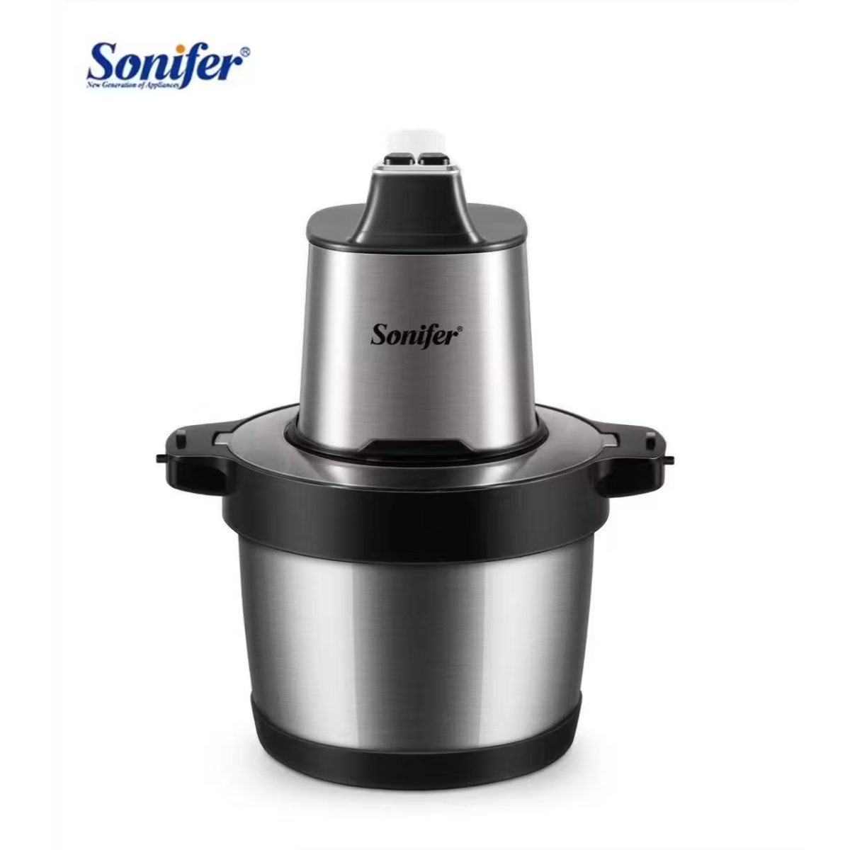 فرّامة/خلاط طعام كهربائية Sonifer SF-8105 — قدرة ‎1000 واط / سعة ‎6 لتر / تصميم ستانلس ستيل