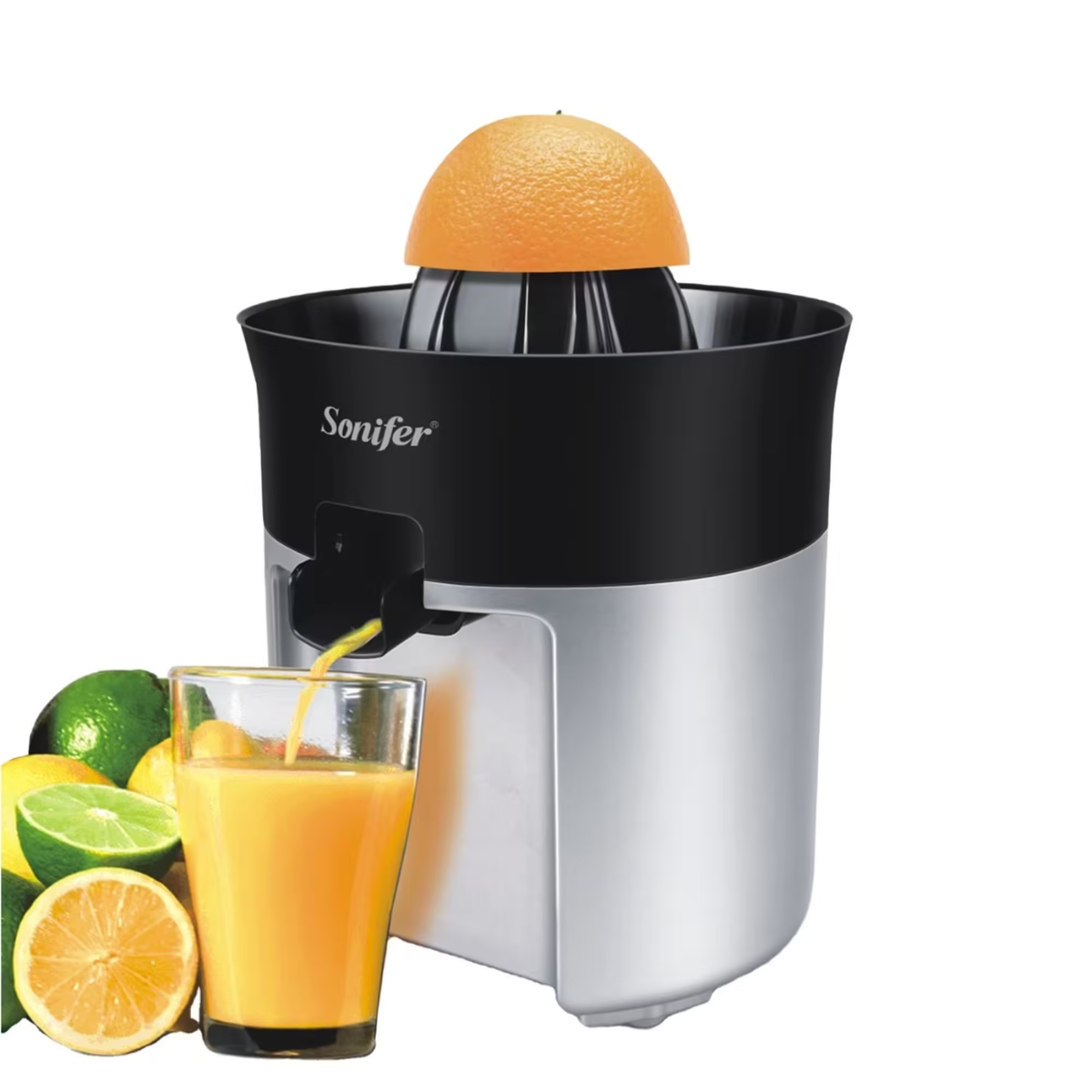 عصّارة حمضيات كهربائية Sonifer SF-5517 — قدرة ‎30 واط / تصميم محمول بضغط أزرار