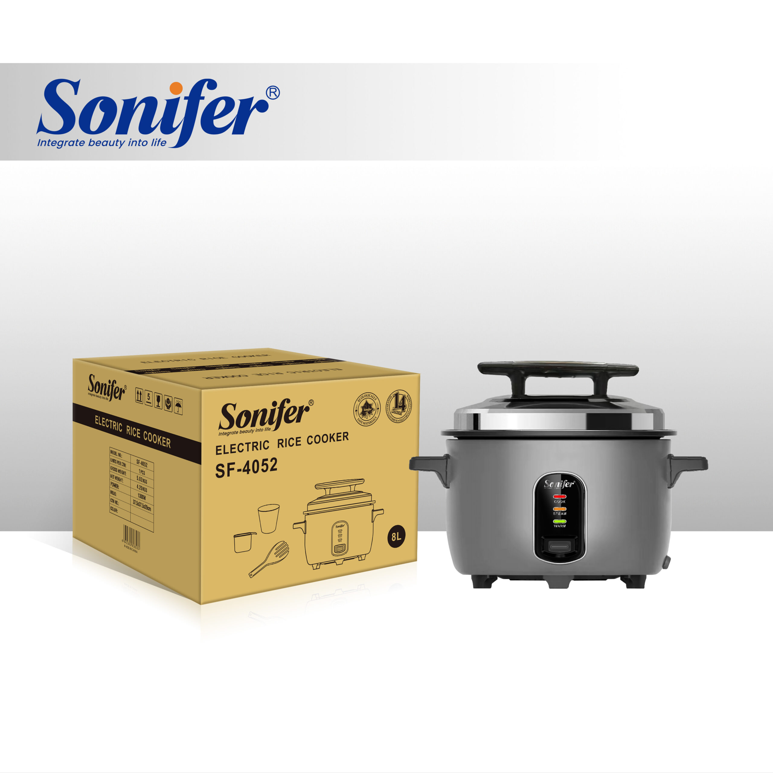 طباخة أرز سونيفير سعة كبيرة – Sonifer SF-4052