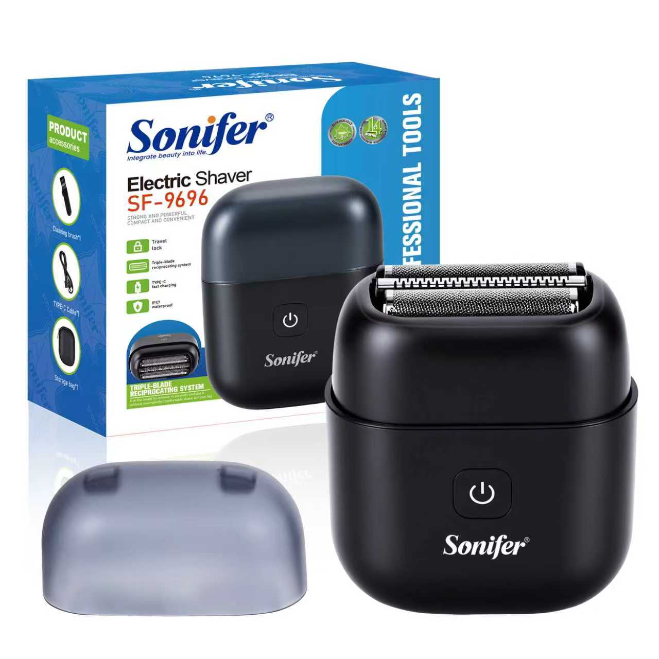 ماكينة حلاقة كهربائية سونيفر SF-9696 (ثلاث شفرات، IPX7)