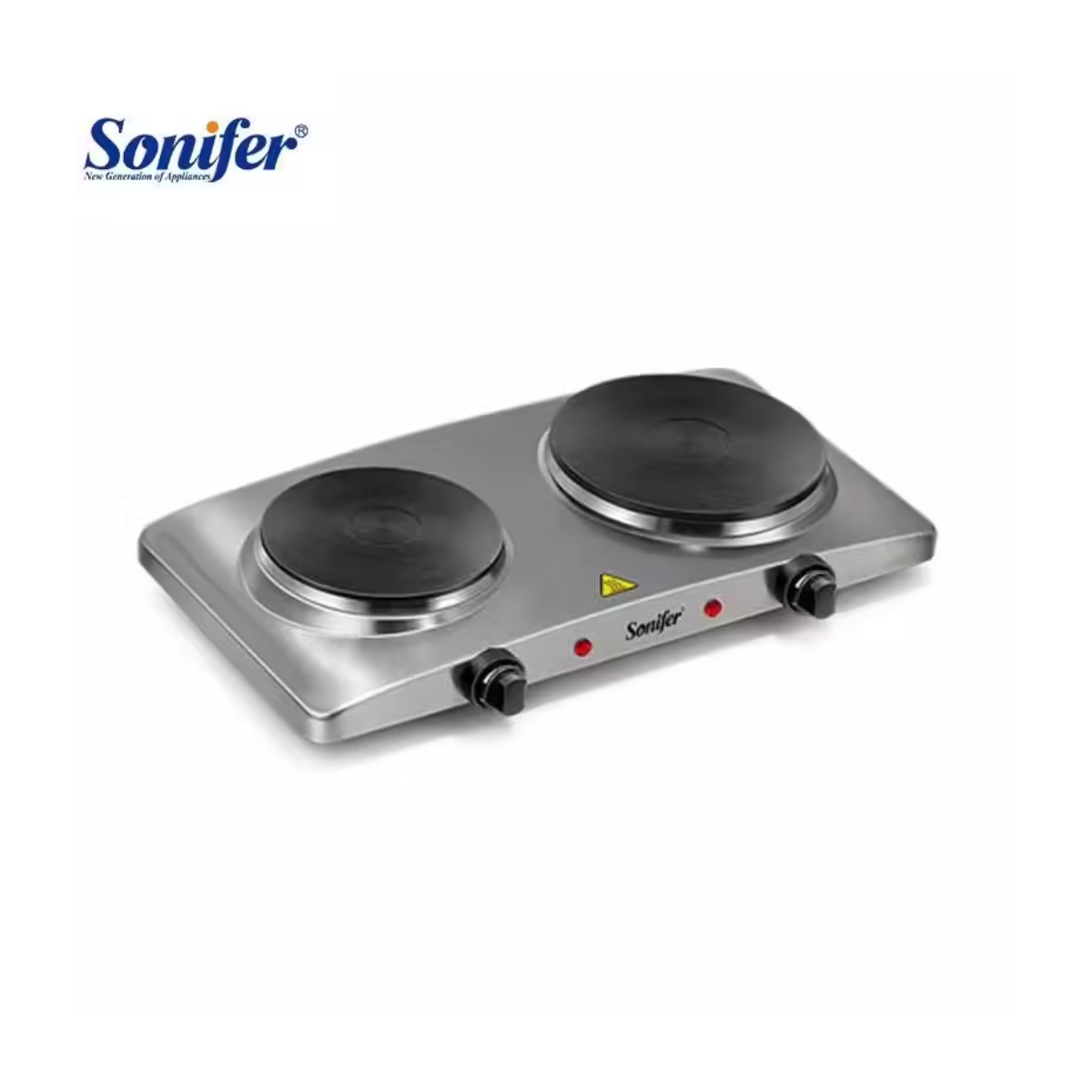 موقد كهربائي مزدوج سونيفير ستانلس ستيل – Sonifer SF-3049