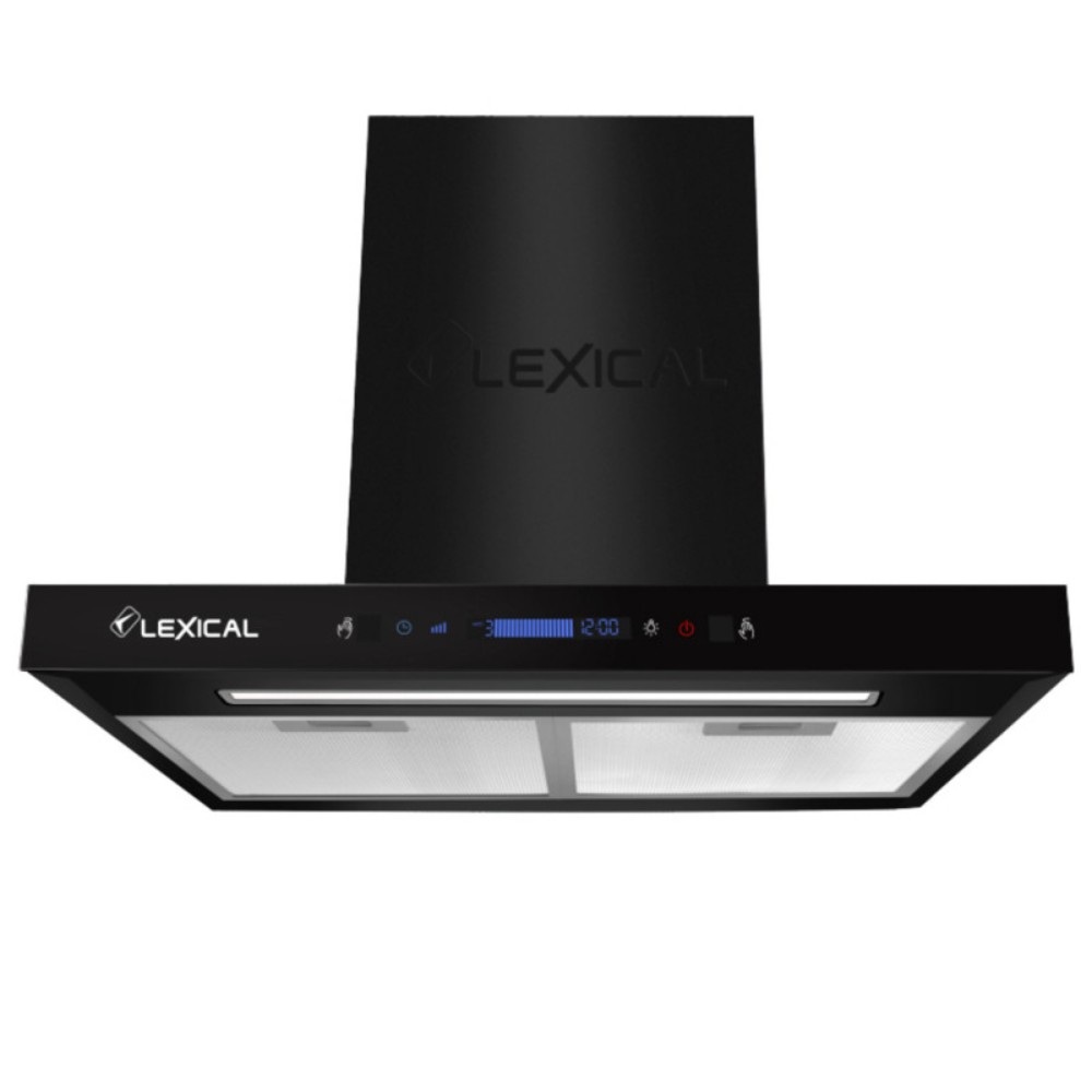 شفاط / مروحة مطبخ Lexical LRH-9521-2 60 سم — لون أسود