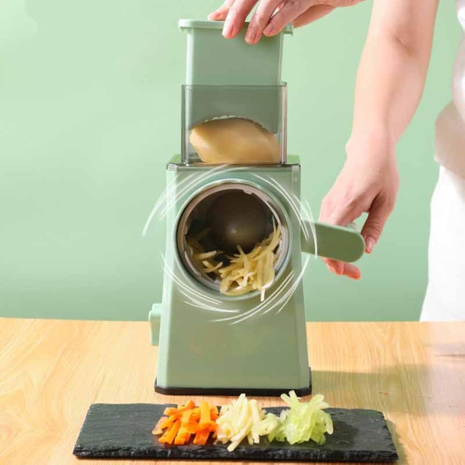 قطاعة الخضار الجبارة متعددة الوظائف بشفرات مختلفة – Vegetable Slicer & Grater Multi Blade