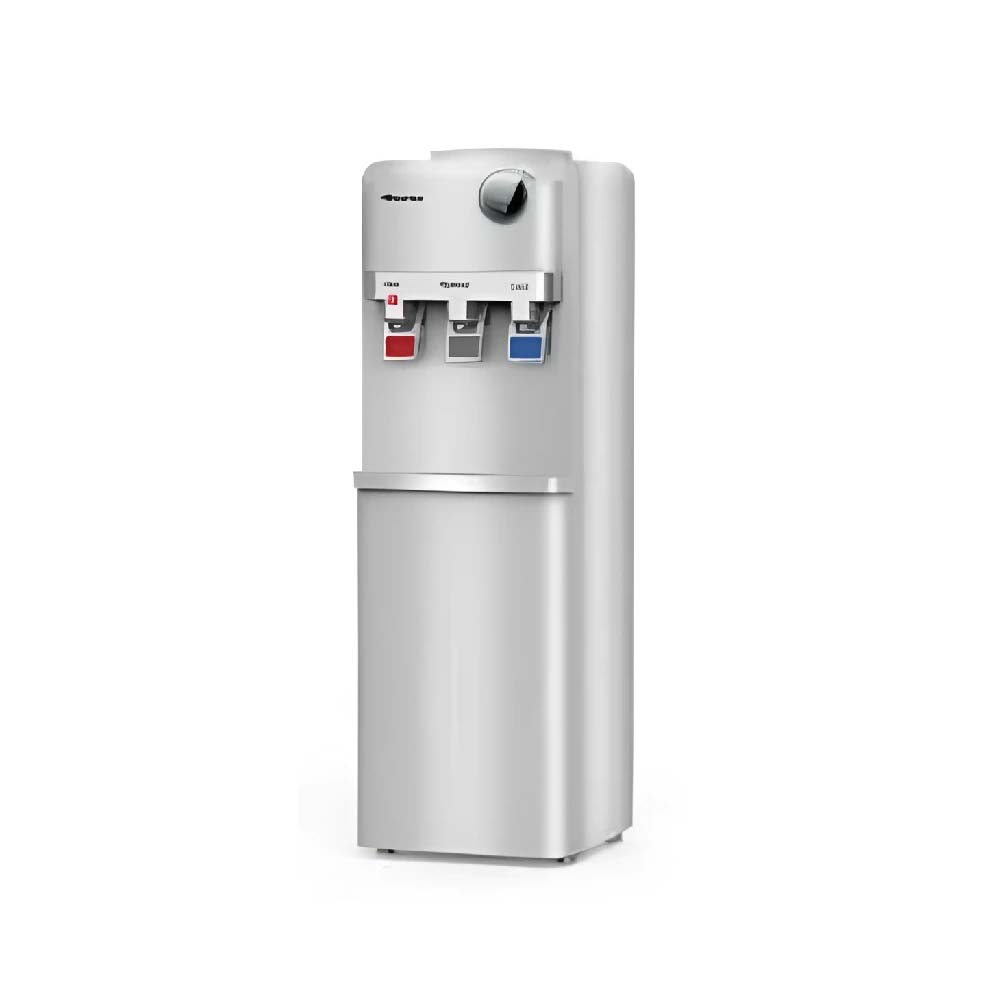 مبرد مياه Hisense H96WDTS3S2 تحميل علوي – WaterFast Flow – 3 درجات حرارة (حار / بارد / عادي) – خزان ستانلس ستيل – سعة 3.3 لتر