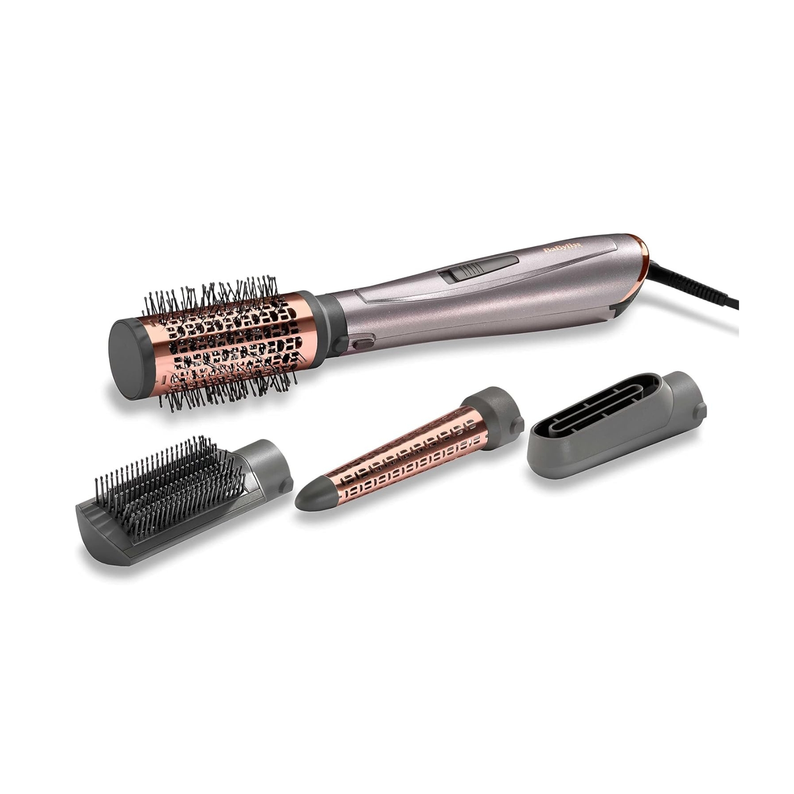 مصفف شعر BaByliss Air Style 1000W – AS136SDE مع 4 ملحقات للتجفيف والتجعيد