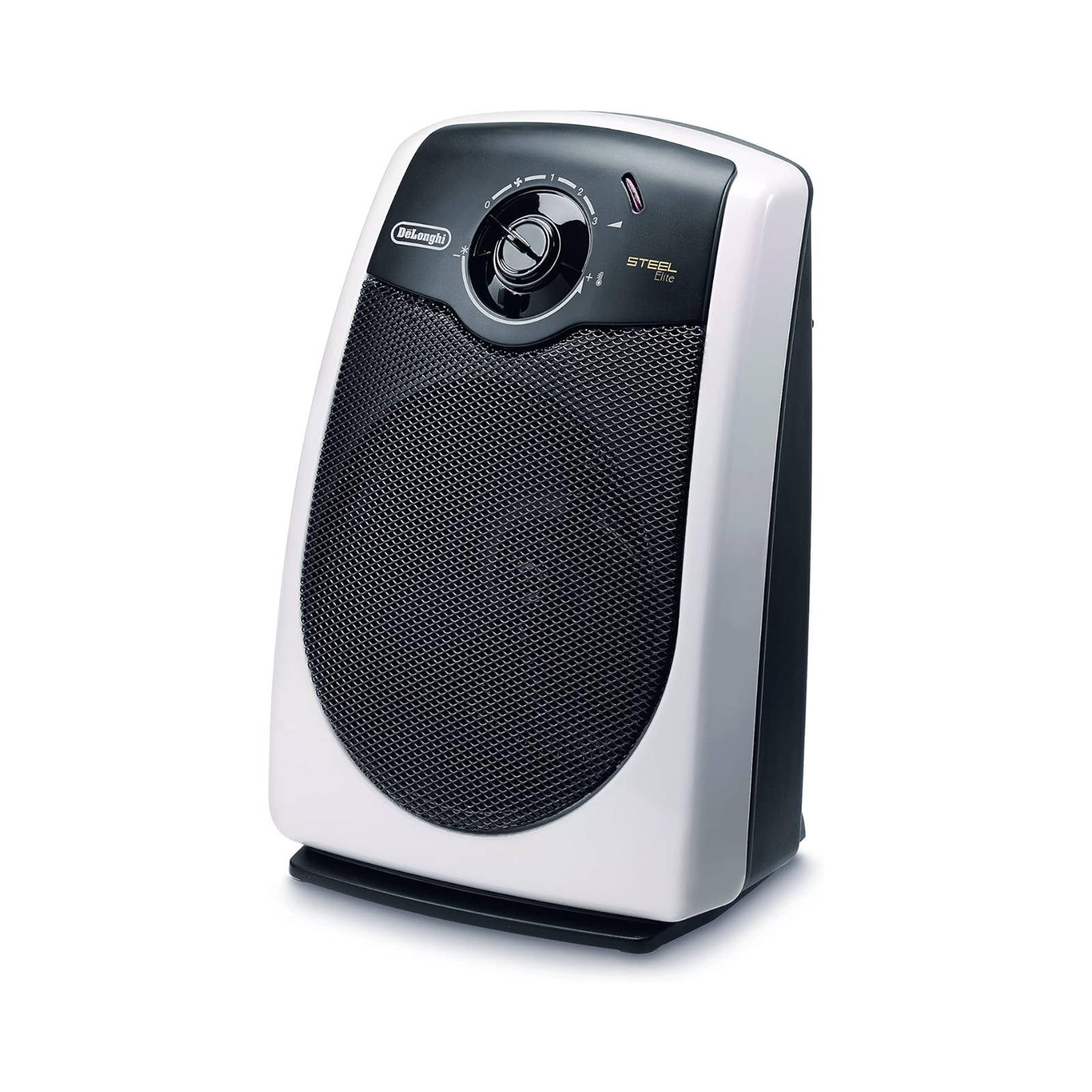 مدفأة كهربائية ديلونغي Delonghi معدنية -مصنوعة من الستانلس ستيل- بثلاث مراحل تشغيل - مروحة صامتة - مزودة بحساس أمان عند الحركة -استطاعة 2200 واط |HVS3031CH