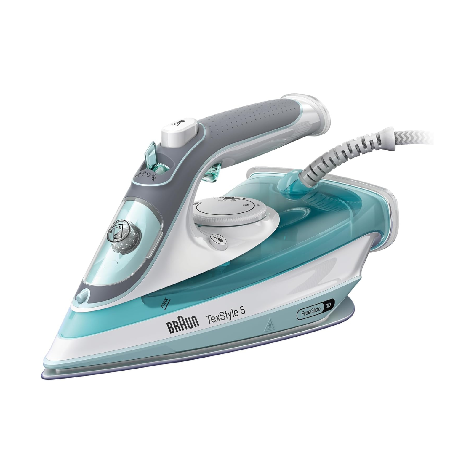 مكواة بخار براون Braun -استطاعة 2700 واط - لون أخضر أرضية سوبر سيراميك | SI5017GR