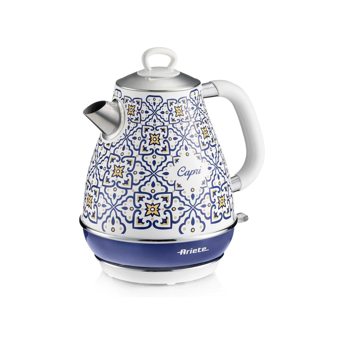 غلاية كهربائية Ariete Capri 2869 – 1.7 لتر – قاعدة 360° – فلتر قابل للإزالة
