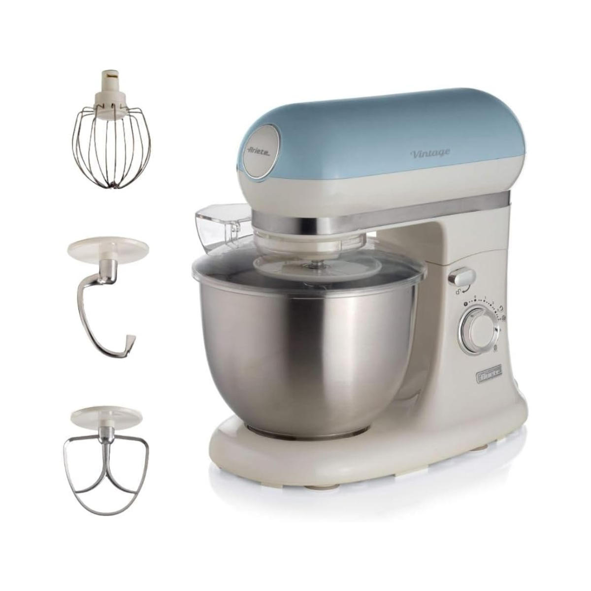 عجانة مطبخ Ariete Vintage 1588 – 2400 واط – حوض 5.5 لتر – 7 سرعات