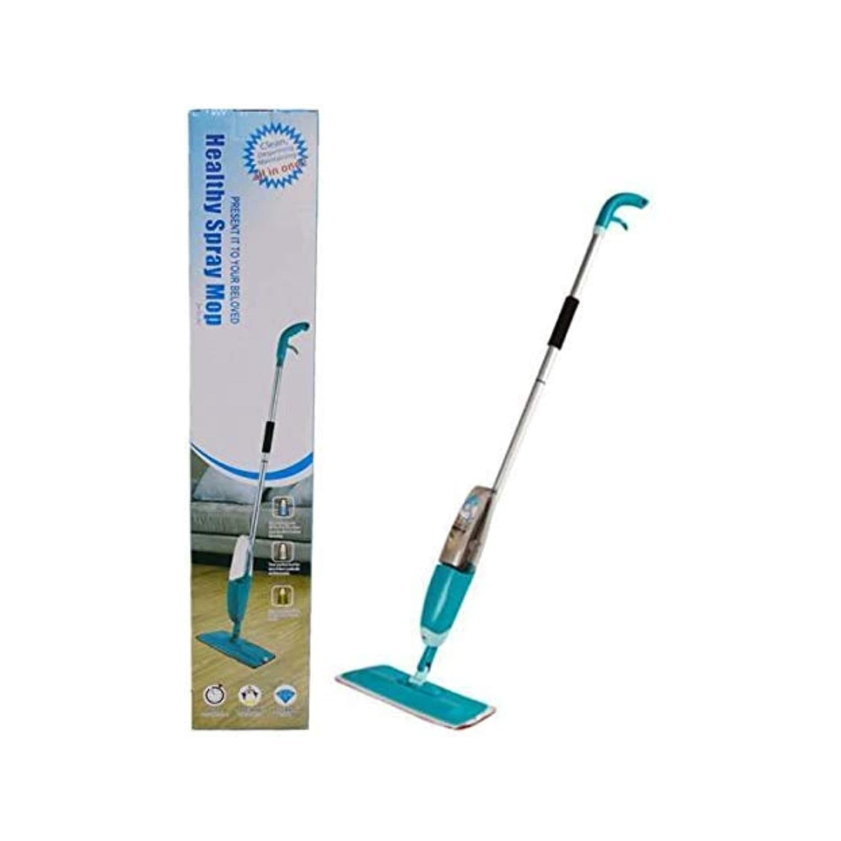 ممسحة أرضيات متعددة الوظائف مع بخاخ مدمج – Multi Functional Microfiber Spray Mop