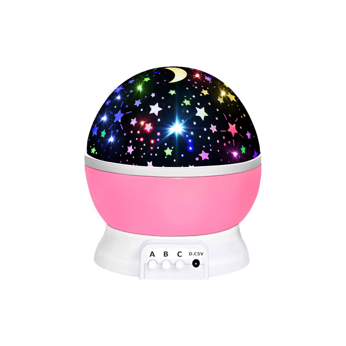 جهاز عرض النجوم والمجرة 360° – Galaxy Nebula Star Projector مع دوران وإضاءة متعددة الألوان
