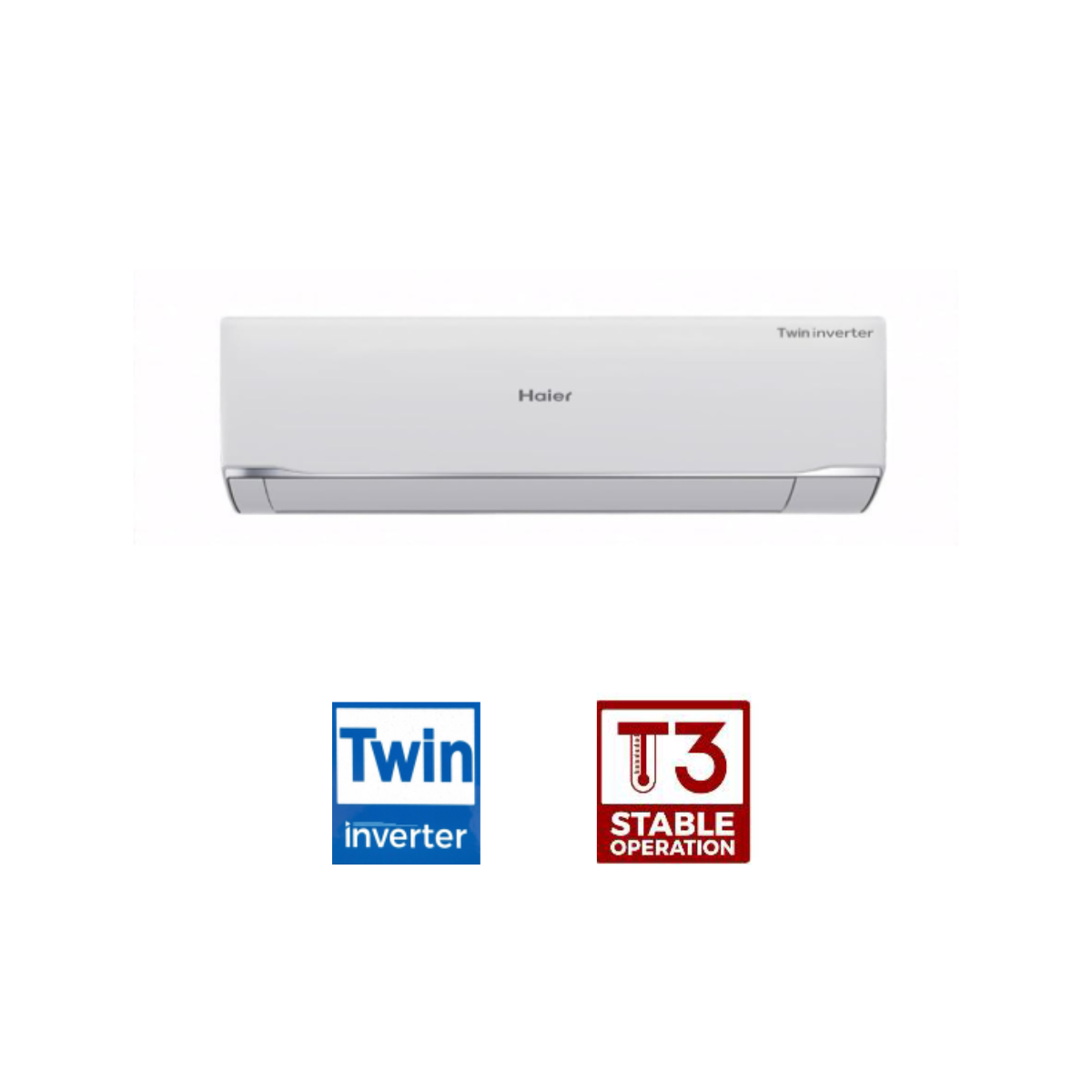 مكيف سبليت هاير 1 طن HAC-RB12WW حامي بارد – انفيرتر DC توين + WiFi + غاز R410A