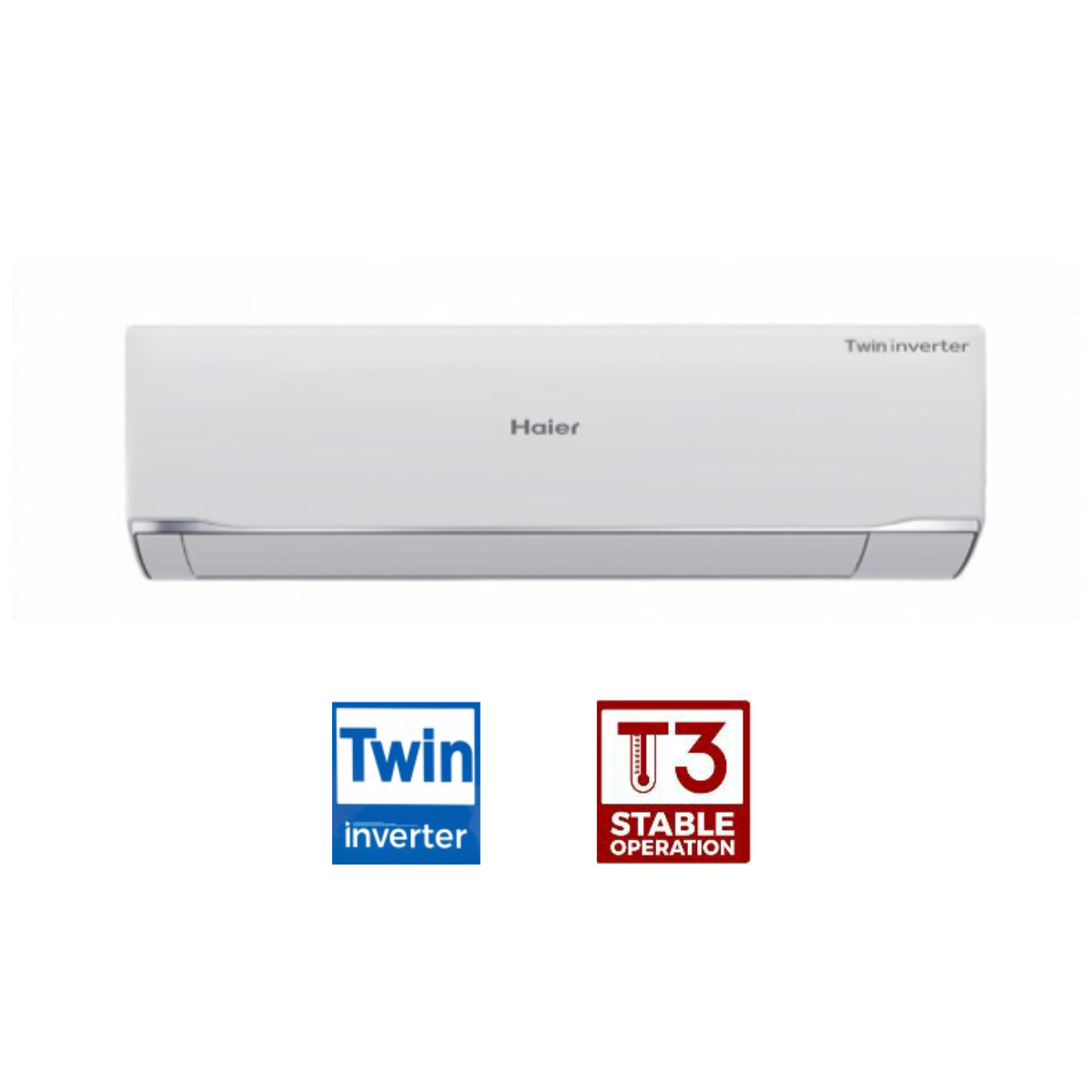 مكيف سبليت 2 طن Haier HAC-RB24WW حامي بارد – انفيرتر DC توين + WiFi + غاز R410A