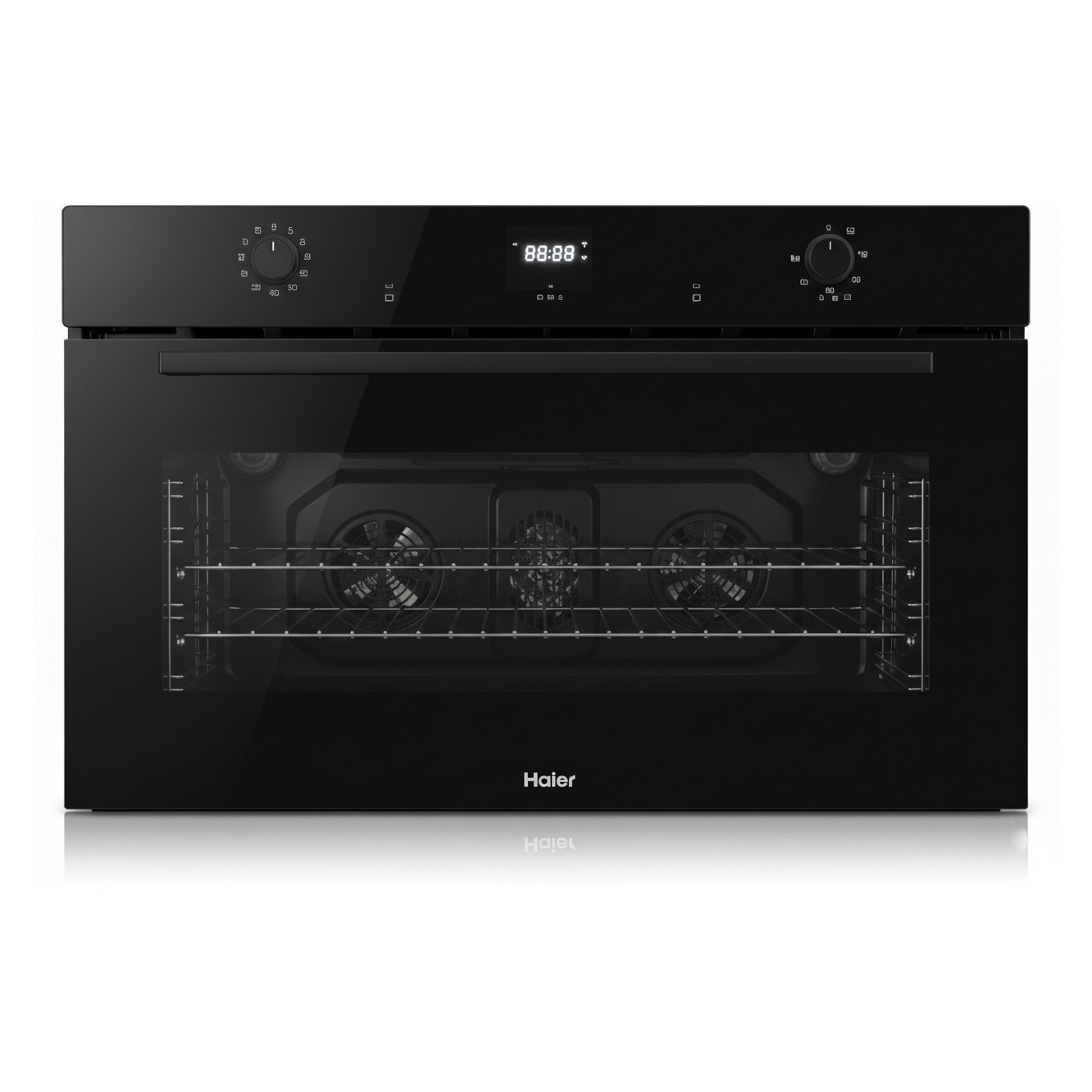 فرن غطس هاير (Haier) 90سم- زجاج أسود|HOX 9125 GB