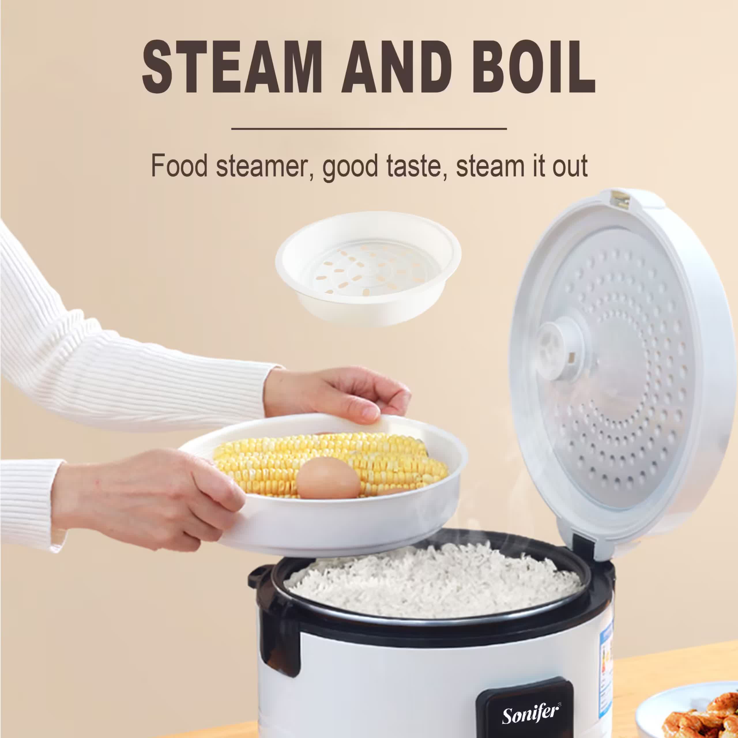 طباخة أرز كهربائية Sonifer SF-4026 — سعة ‎4 لتر / قدرة ‎700 واط
