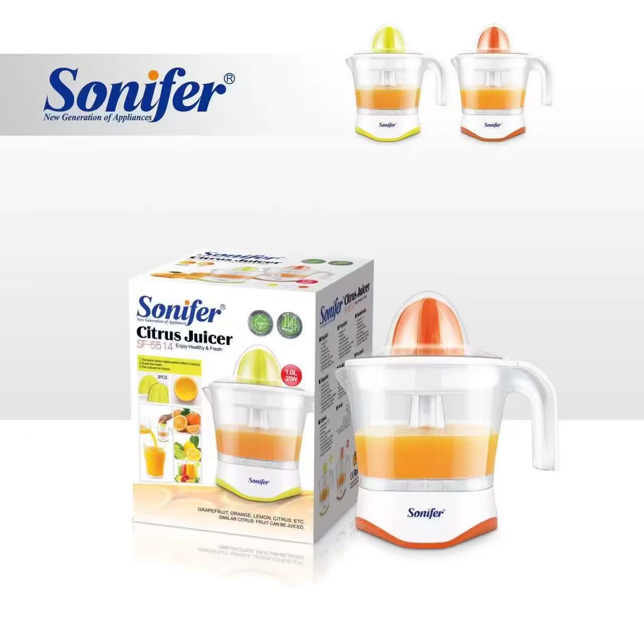 عصّارة حمضيات كهربائية Sonifer SF-5514 — سعة ‎1 لتر / قدرة ‎25 واط