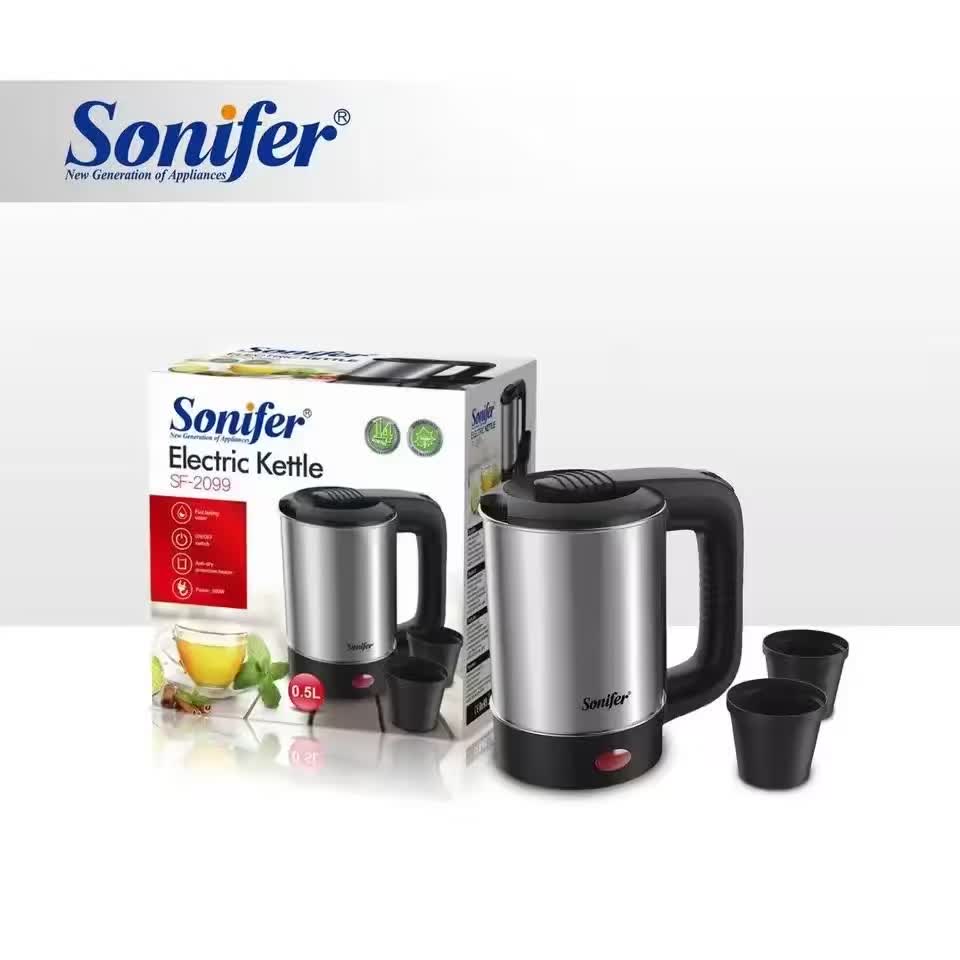 غلاية كهربائية محمولة Sonifer SF-2099 — سعة ‎0.5 لتر / قدرة ‎600 واط