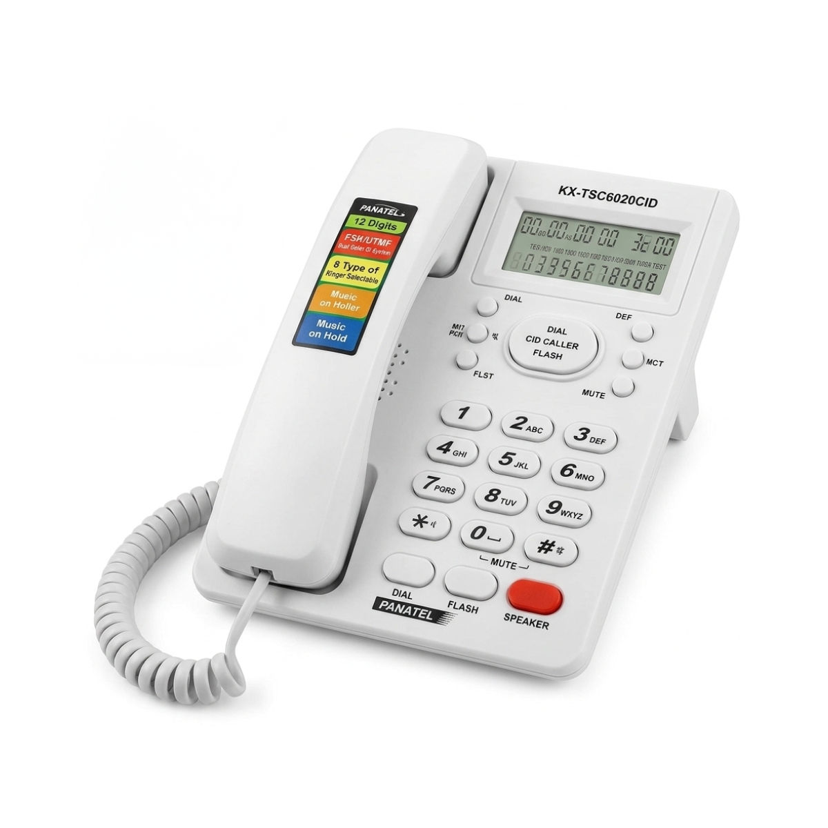 هاتف أرضي باناتيل Panatel KX-TSC6020CID | شاشة + كاشف رقم