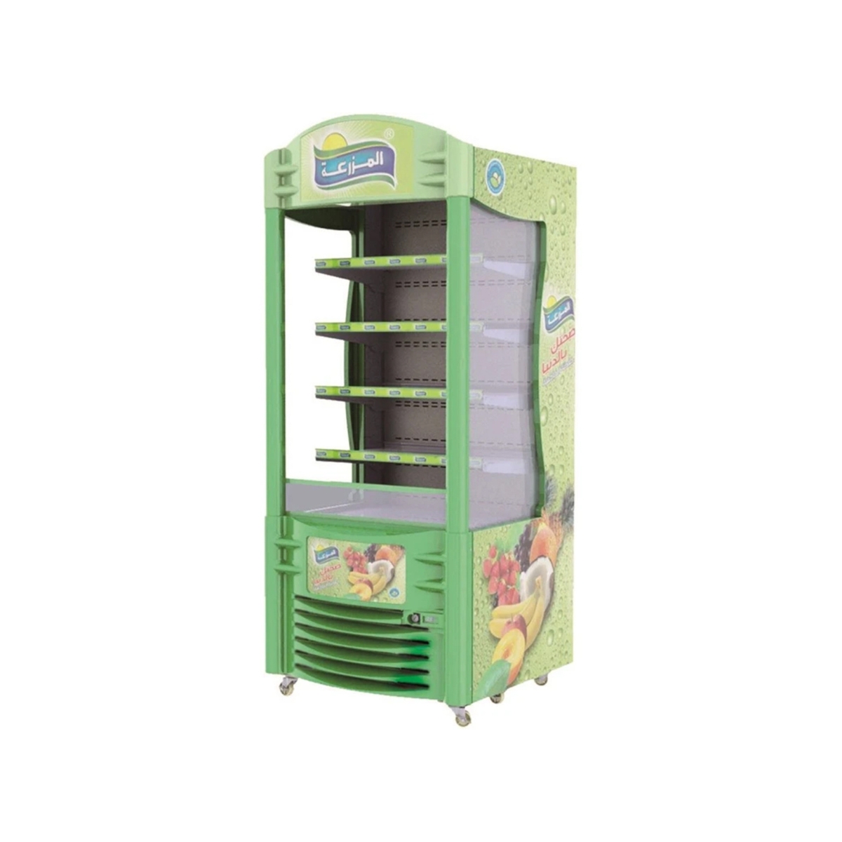 VBO3107 براد واجهة مفتوح تبريد هواء – 33 قدم – نظام Air Curtain تبريد قوي وثابت – مثالي للسوبرماركت والمحلات التجارية