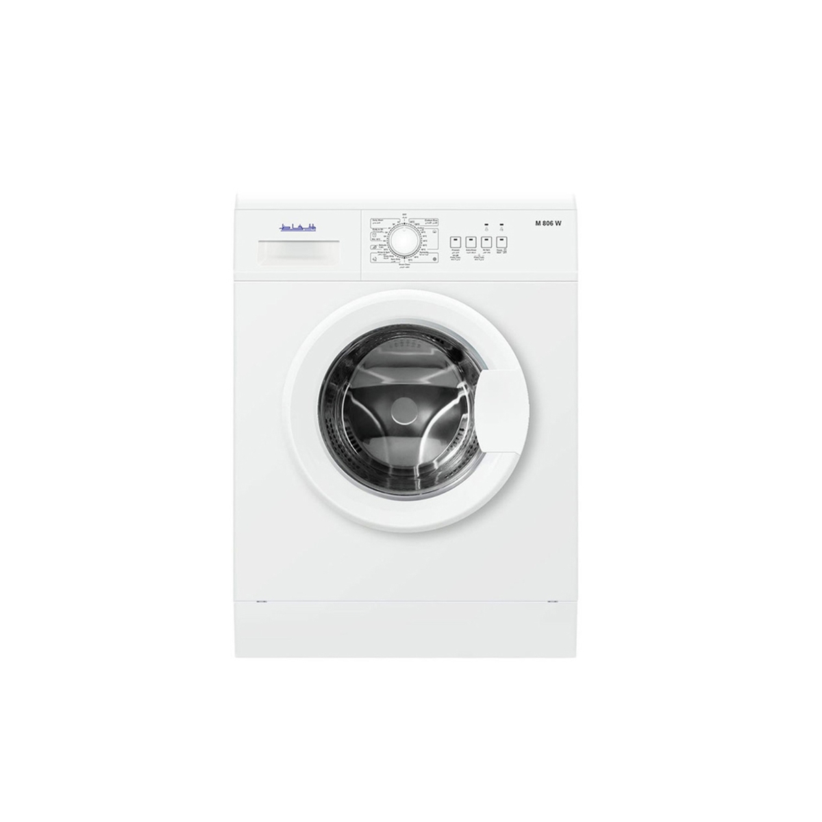 M806W غسالة أوتوماتيك الحافظ 6 كغ – 10 برامج – 800 دورة/دقيقة – قفل أطفال – توفير طاقة وماء – لون أبيض