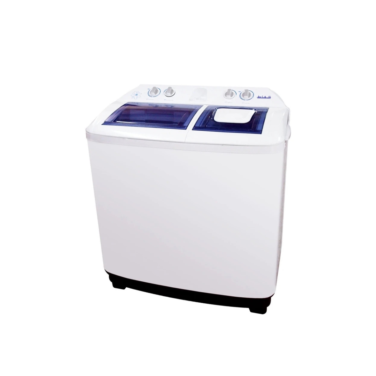 WT1200L غسالة حوضين 12 كغ – غسيل وتنشيف – مضخة تصريف – محرك نحاس – تنشيف قوي – توفير ماء وطاقة – لون أبيض