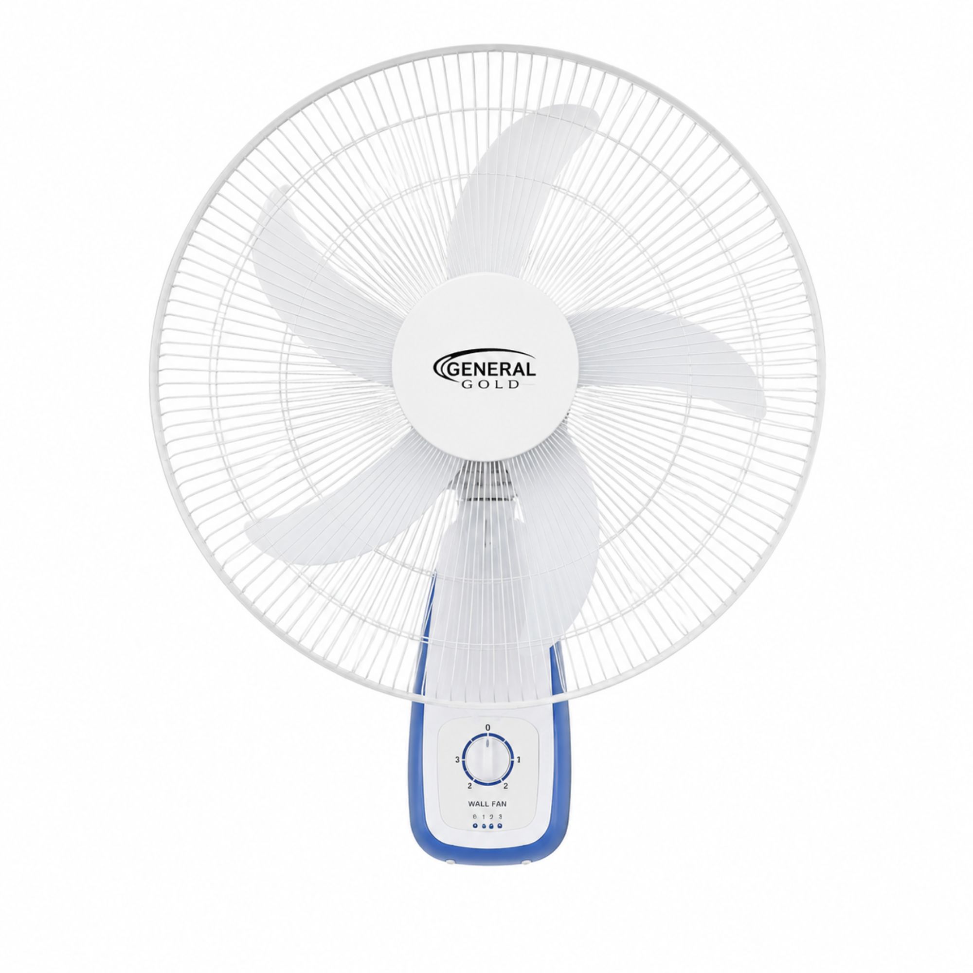 مروحة General Gold R-1118 جدارية 18 إنش ببطارية ليثيوم 6 أمبير – ريموت كنترول – إضاءة LED – 3 سرعات – قابلة للشحن